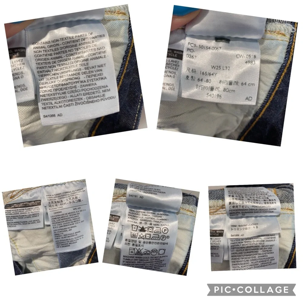 NEW Levi’s 501Z XX Big E Selvedge Jeans 25 X 32 - Picture 16 of 16